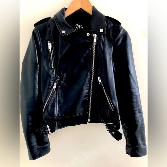 ZARA Faux Leather Jacket - Picture 5 of 7